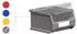 Proregal SparSet 5 x Graue Sichtlagerbox 1.0 Mit Abdeckung HxBxT 6 x 10 x 10 cm 0,4 Liter Sichtlagerbehälter Sichtlagerkasten