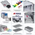 Proregal Sparset 4x Eurobox Nextgen Seat Box Camouflage HxBxT 36,5x30x40cm 30 Liter Griffe Geschlossen Schwarz