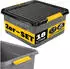 Monzana Stapelbare Aufbewahrungsbox mit Deckel 18L BPA-frei, 2er-Set (997700)