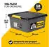 Monzana Stapelbare Aufbewahrungsbox mit Deckel 18L BPA-frei, 2er-Set (997700)
