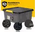 Monzana Stapelbare Aufbewahrungsbox mit Deckel 18L BPA-frei, 2er-Set (997700)