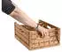 Proregal Klappbox Active Lock Holzdekor HxBxT 16,5x40x60cm Braun 33,2 Liter Kiste Faltbox Transportkiste Obstkiste Gemüsekiste