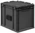 Proregal Eurobox Nextgen Portable HxBxT 33,5x30x40cm 30 Liter Schwarz Eurobehälter Transportbox Transportbehälter