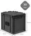 Proregal Eurobox Nextgen Portable HxBxT 33,5x30x40cm 30 Liter Schwarz Eurobehälter Transportbox Transportbehälter