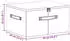 vidaXL Aufbewahrungsbox 6 pcs Anthrazit 43 x 34 x 23 cm Vliesstoff