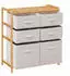 5five Tidy Box Regal Bambus, Polyester, Baumwolle 66x33x78cm (FIVE232-174905)