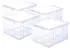 BigDean 4x Stabile Kunststoffbox Eurobox Dreh Stapelbar 44x35x24cm Passt in Kastenregale Drehstapelbox Stapelbox Lagerkiste ohne Deckel