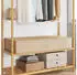 vidaXL Aufbewahrungsbox 24 pcs Creme 90 x 48 x 15 cm Vliesstoff