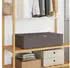 vidaXL Aufbewahrungsbox 24 pcs Grau 70 x 40 x 18 cm Vliesstoff