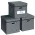 Leitz Aufbewahrungsbox »Cube 6143« 3 Stück 29 L grau 32x31.5x36.5 cm