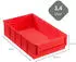Proregal Rote Industriebox 300 B HxBxT 81 x 183 30 cm 34 LiterSichtlagerkasten Sortimentskasten