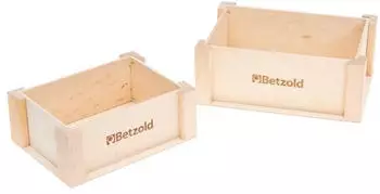 Betzold Holzkiste f&uuml;r Klebestifte, Gr&ouml;&szlig;e: klein
