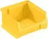 Proregal SparSet 10x Gelbe Sichtlagerbox 1,0 HxBxT 6 x 10 x 10 cm 0,4 Liter Sichtlagerbehälter