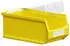 Proregal SuperSparSet 40 x Gelbe Sichtlagerbox 2.0 Mit Abdeckung HxBxT 7,5 x 10 x 17,5 cm 0,8 Liter Sichtlagerbehälter Sichtlagerkasten