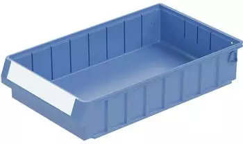 BITO Verst&auml;rkter Regalkasten taubenblau Tiefe 400 mm HxBxT 80x234x400mm PP taubenblau