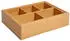 HomCom Aufbewahrungsbox Organizer Ausziehbar Bambus Natur 24,6 x 17,6 x 7 cm
