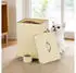 Relaxdays Waschmittelbox Metall 6 Liter Beige