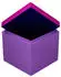 Gift Company Aufbewahrungsbox MDF Neo S 13x13x13cm dreifarbig - dunkelblau/neon lila/lila
