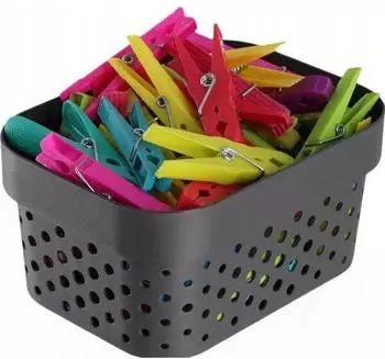 Curver INFINITY RECYCLING Box mit Lochmuster 1,4 L 1 Box Farbe: dunkelgrau