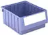 BITO Verstärkter Regalkasten taubenblau Tiefe 300 mm HxBxT 140x234x300mm PP taubenblau