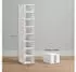 HomCom Schuhboxen Kunststoff ABS 35L x 26B x 140H cm Weiß