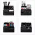 Relaxdays Make-Up Organizer mit 4 Schubladen, Schwarz, 2er-Set
