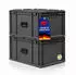 Proregal Supersparset 2x Eurobox Nextgen Portable HxBxT 33,5x40x60cm 65 Liter Schwarz Eurobehälter Transportbox Transportbehälter