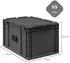 Proregal Supersparset 2x Eurobox Nextgen Portable HxBxT 33,5x40x60cm 65 Liter Schwarz Eurobehälter Transportbox Transportbehälter
