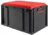 Proregal Eurobox Nextgen Seat Box Rot HxBxT 36,5x40x60cm 65 Liter Griffe Geschlossen Schwarz Eurobehälter Sitzbox Transportbox