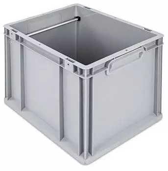 Proregal H&auml;ngeregisterbox Nextgen HxBxT 32x30x40cm 30 Liter Griffe Grau Geschlossen Grau Eurobeh&auml;lter Transportbox Eurobox