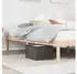 vidaXL Aufbewahrungsbox mit transparentem Oberfenster 2 pcs Grau