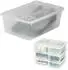 TecTake 24Er Set Schuhbox Mit Deckel Transparent 33 x 23 x 12 cm Transparent