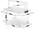 BigDean 2 Stück 60 L Aufbewahrungsbox mit Deckel Groß Transparent Stapelbare Robuste Box