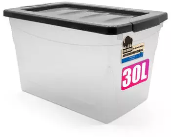 BigDean 30 L Aufbewahrungsbox mit Deckel Budget Line Plastikbox