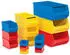 Proregal SparSet 10 x Gelbe Sichtlagerbox 5.1 Mit Griffstange und Abdeckung HxBxT 20 x 30 x 50 cm 21,8 Liter Sichtlagerbehälter Sichtlagerkasten