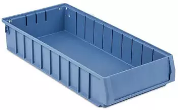 Proregal Regalkasten 500 BN Mit Etikett und Schutzhaube HxBxT 9 x 23,4 x 50 cm 7,8 Liter Sichtlagerkasten Sortimentskasten Sortimentsbox Kleinteilebox