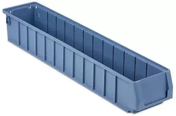 Proregal SparSet 10 x Regalkasten 600 SN Mit Etikett und Schutzhaube HxBxT 9 x 11,7 x 60 cm 4,2 Liter Sichtlagerkasten Sortimentskasten