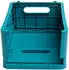 Exacompta Klappbare Box „Smart Case Midi“, DIN A5+, Farbe: pazifik