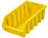 Proregal SuperSparSet 5x Sichtlagerbox 2L HxBxT 7,5 x 11,6 x 21,2 cm Polypropylen Gelb