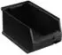 Proregal SparSet 10 x Leitfähige Sichtlagerbox 3.0 HxBxT 12,5 x 14,5 x 23,5 cm 2,8 Liter ESD Sichtlagerbehälter Sichtlagerkasten