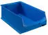 Proregal SparSet 10x Blaue Sichtlagerbox 5,0 HxBxT 20 x 30 x 50 cm 21,8 Liter Sichtlagerbehälter