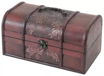 HMF 6411-125 Schatztruhe Holz 25 x 15 x 13 cm Klein Japan