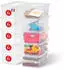Iris Ohyama CNL-5 Aufbewahrungsbox 10er-Set, 5L, Transparent, Stapelbar, Kunststoff (105060)