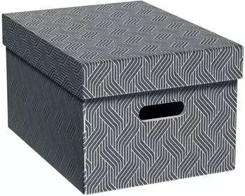 Leitz Aufbewahrungsbox &raquo;Medium 6141&laquo; 3 St&uuml;ck 15 L grau 26.5x20.5x36.5 cm