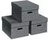 Leitz Aufbewahrungsbox »Medium 6141« 3 Stück 15 L grau 26.5x20.5x36.5 cm
