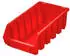 Proregal SuperSparSet 10x Sichtlagerbox 2L HxBxT 7,5 x 11,6 x 21,2 cm Polypropylen Rot