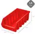 Proregal SuperSparSet 10x Sichtlagerbox 2L HxBxT 7,5 x 11,6 x 21,2 cm Polypropylen Rot
