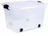 Siena Home Anzio Aufbewahrungsbox 40l transparent, mit Rollen und Deckel (P39391)