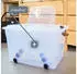 Siena Home Anzio Aufbewahrungsbox 40l transparent, mit Rollen und Deckel (P39391)