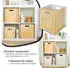 HMF Aufbewahrungsbox 3740 Holz zum Zusammenstecken 32 cm Weiß